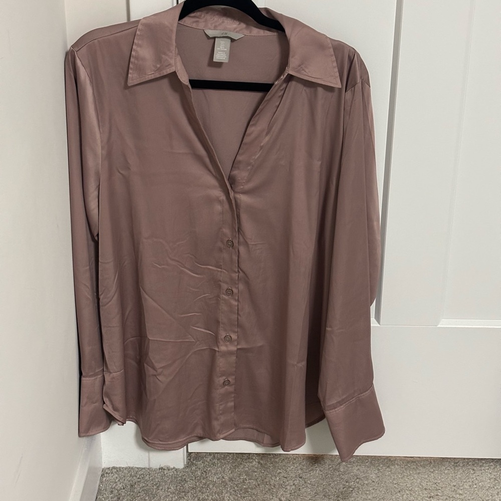 H&M Soft Pink Blouse